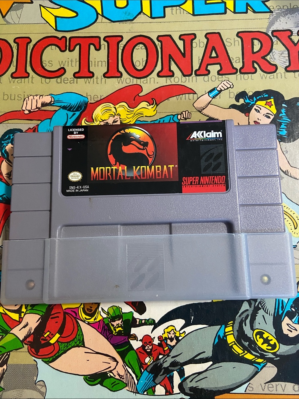 Mortal Kombat (Super Nintendo SNES, 1993) Cartridge Only